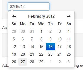 Datepicker for Twitter Bootstrap